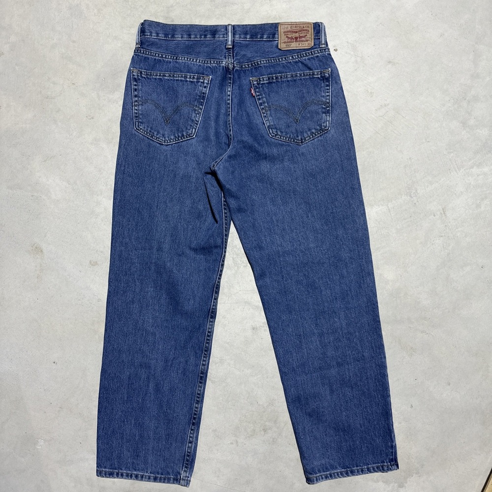 Levi's 550 Men's Jeans SZ 34x30 Blue Denim Regular Fit Traditional Cotton Y2K